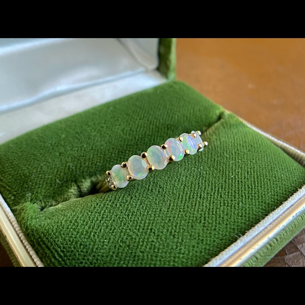 Ethiopian Opal ring